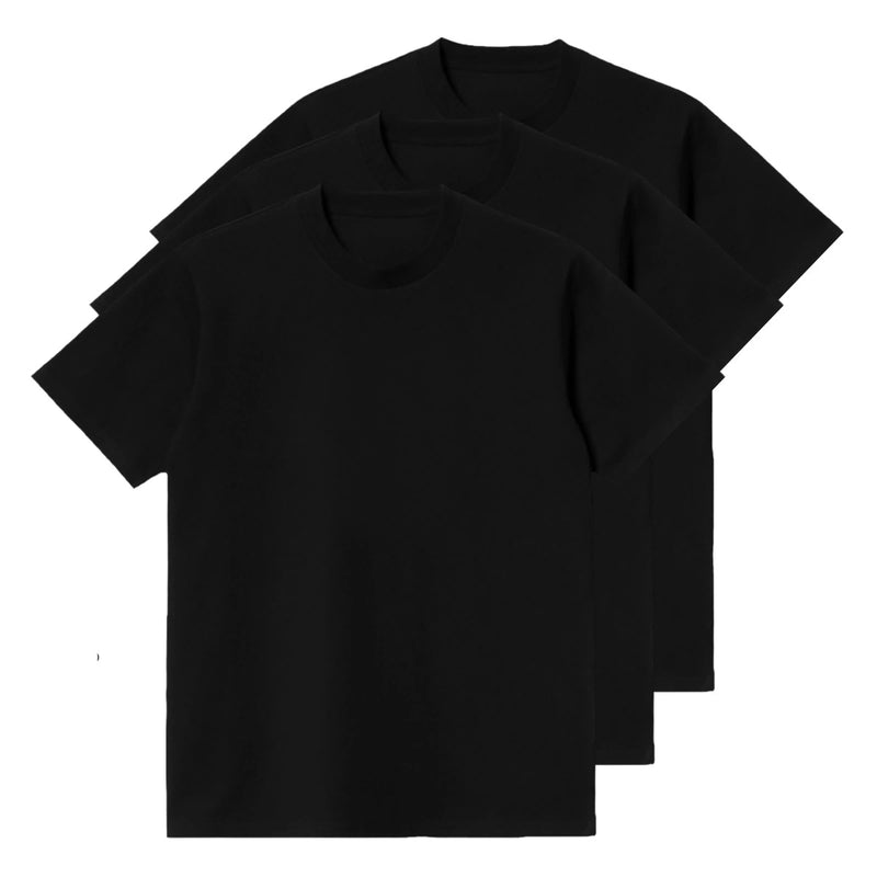 Kit 3 Camisetas Masculina Oversized Básica 100% Algodão Premium Alta Qualidade