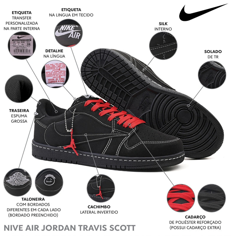 Tênis Nike Air Jordan Travis Scott