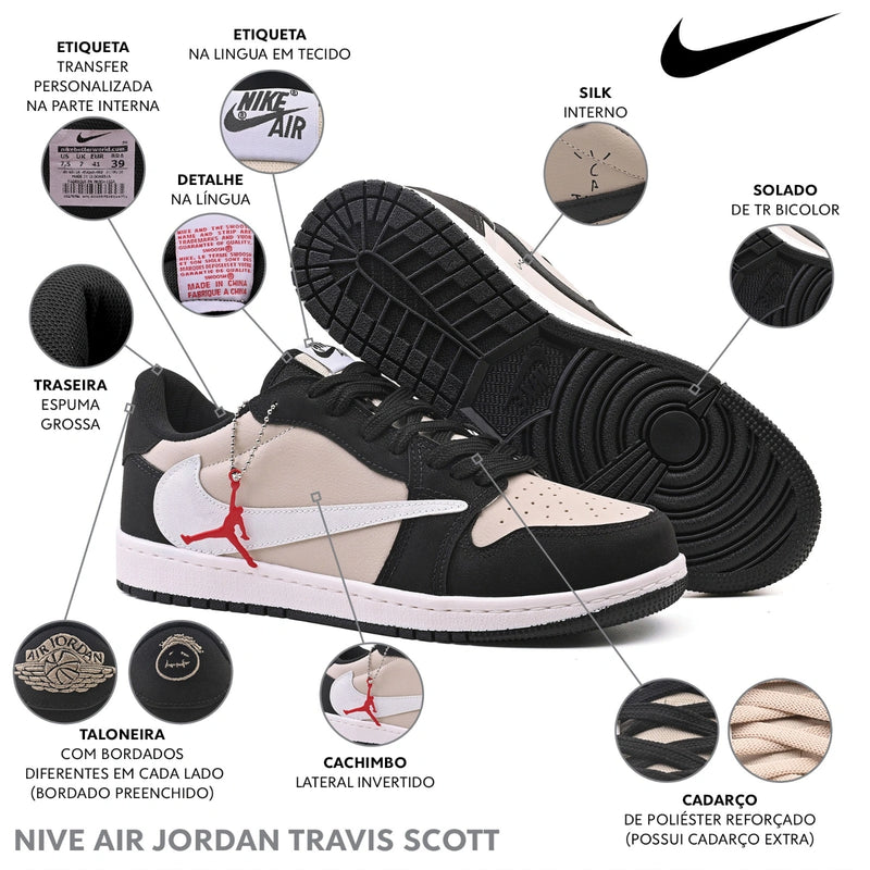 Tênis Nike Air Jordan Travis Scott